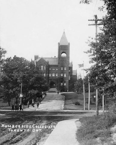Toronto Humberside Collegiate 1915 Vintage 8x10 Reprint Of Old Photo - Photoseeum