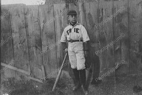 Erie Baseball Team Player Portrait 4x6 Reprint Of Old Photo - Photoseeum