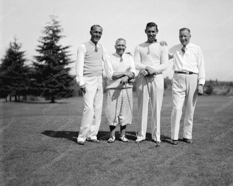 Clark Gable & Friends Playing Golf 1933 Vintage 8x10 Reprint Of Old Photo - Photoseeum