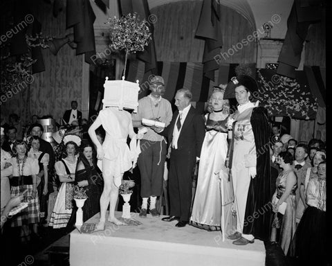 Adult Costume Party 1939 Vintage 8x10 Reprint Of Old Photo - Photoseeum