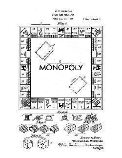 USA Patent C Darrow Monopoly 1930's Parker Bros Drawings - Photoseeum