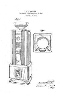 USA Patent Rockola 1940's Jukebox Spectravox Drawings - Photoseeum