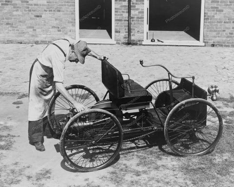 Ford First Automobile 1896 Quadricycle 8x10 Reprint Of Old Photo 2 - Photoseeum