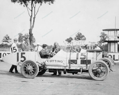 Auto Races Benning Md Cutting 1916 Vintage 8x10 Reprint Of Old Photo - Photoseeum
