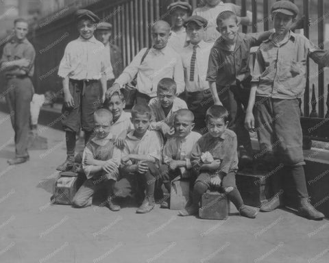 New York City Bootblack Shoeshine Boys 8x10 Reprint Of Old Photo - Photoseeum