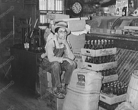 General Store Cola Dr Pepper Cases 1930 8x10 Reprint Of Old Photo - Photoseeum