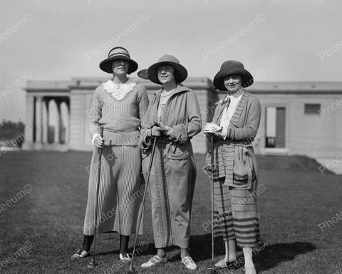 Women Golfers 1923 Vintage 8x10 Reprint Of Old Photo - Photoseeum