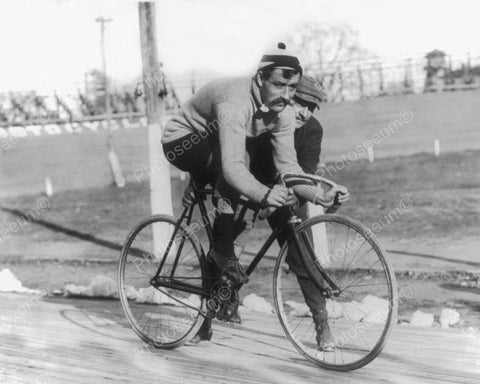 Bike Racer Vintage Bicycle 8x10 Reprint Of Old Photo - Photoseeum