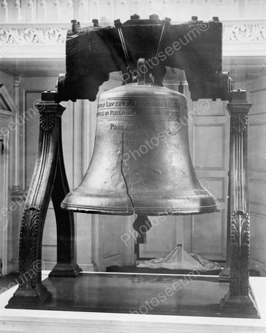 Antique Liberty Bell Up Close Vintage 8x10 Reprint Of Old Photo - Photoseeum