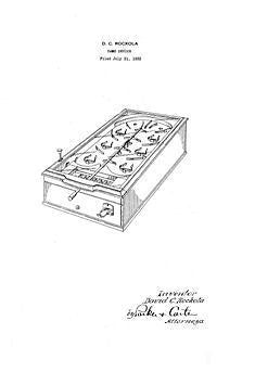 USA Patent Rockola Juggle Ball Pinball 1930's Drawings - Photoseeum