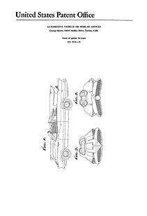 USA Patent Batman 1960s Batmobile Drawings - Photoseeum