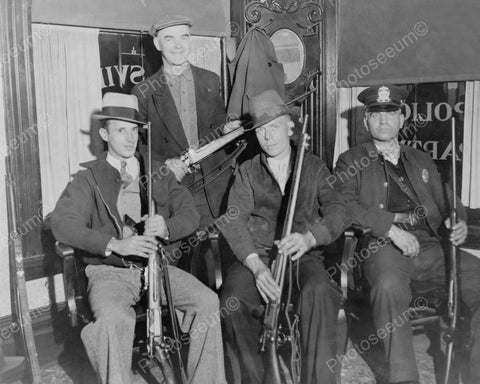 Posse Formed In Ohio To Hunt Pretty Boy Floyd 1934 8x10 Reprint Of Old Photo - Photoseeum