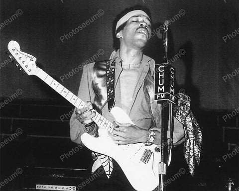 Jimi Hendrix In Concert Toronto May 1969 Vintage 8x10 Reprint Of Old Photo - Photoseeum