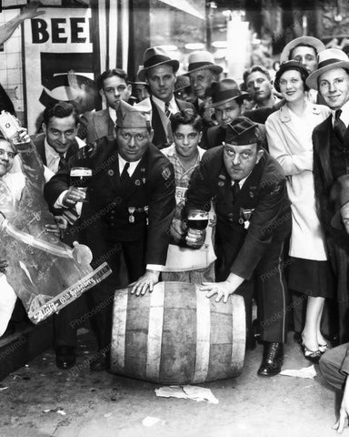 Roll Out The Barrel Prohibition 8x10 Reprint Of Old Photo - Photoseeum