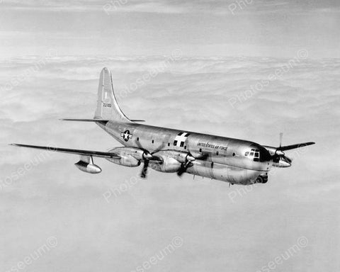 Boeing Turbo Prop C-97 Airplane Vintage 8x10 Reprint Of Old Photo - Photoseeum