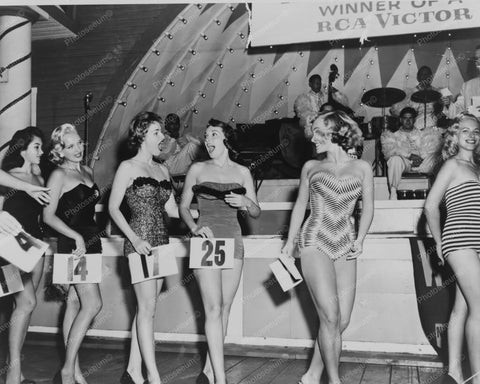 Miss Color TV Beauty Contestants 8x10 Reprint Of Old Photo - Photoseeum