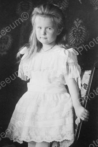 Lovely Long Haired Girl In Portrait 4x6 Reprint Of Old Photo - Photoseeum