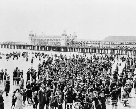 Atlantic City Beach New Jersey 1900s 8x10 Reprint Of Old  Photo - Photoseeum