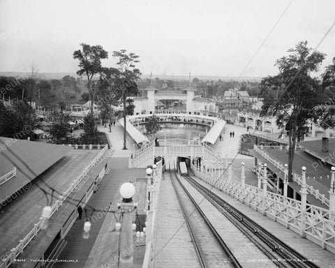 White City Amusement Ride 1905 Vintage 8x10 Reprint Of Old Photo - Photoseeum