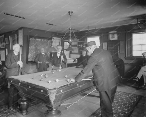 Pool Room in Actors Home 1910s 8x10 Reprint Of Old Photo - Photoseeum