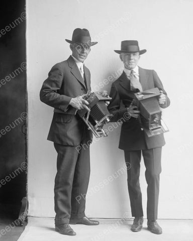 Camera Men 1918 Vintage 8x10 Reprint Of Old Photo - Photoseeum