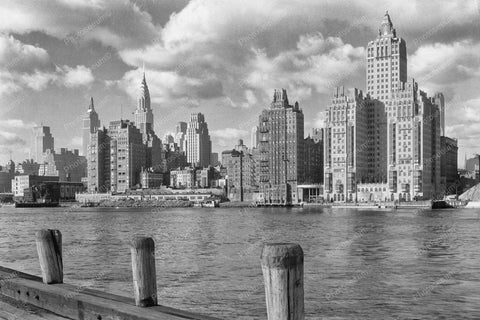 New York City Shoreline 1931 Vintage 8x12 Reprint Of Old Photo - Photoseeum