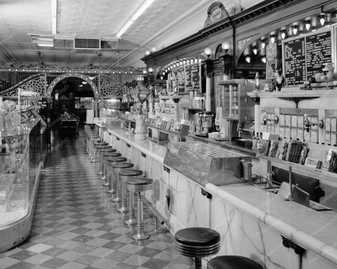 Ice Cream Parlor Vintage 8x10 Reprint Of Old Photo - Photoseeum