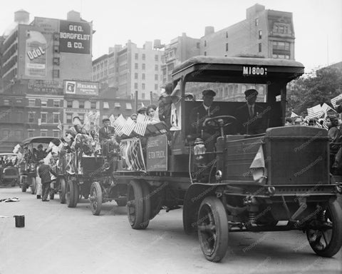 Orphan Convoy On Way To Coney Island! 8x10 Reprint Of Old  Photo - Photoseeum