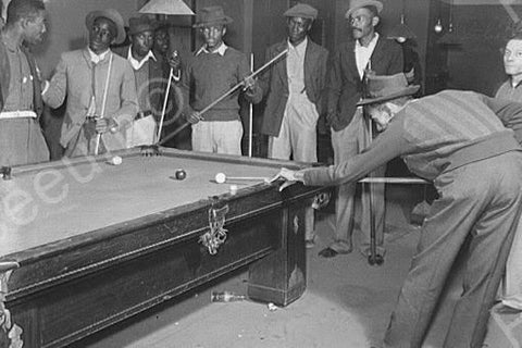 Pool Room Mississippi 1930s 4x6 Reprint Of Old Photo - Photoseeum