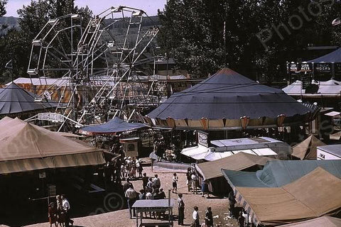 Vermont Fair Midway Ferris Wheel 1940s 4x6 Reprint Of Old Photo - Photoseeum