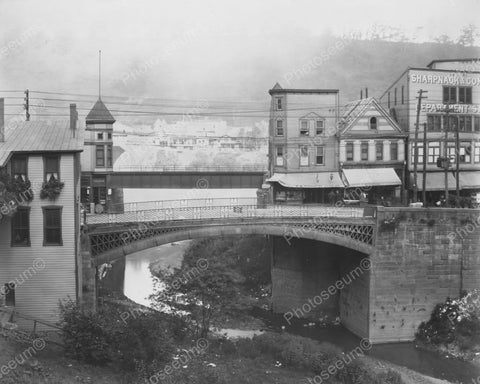 First Iron Bridge Pa USA Scenic Vintage 1910 Reprint 8x10 Old Photo - Photoseeum