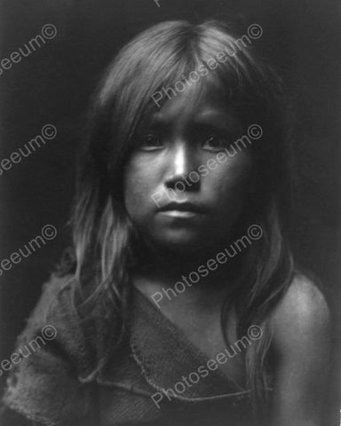 Beautiful Portrait Of Native Indian Girl 8x10 Reprint Of Old Photo - Photoseeum