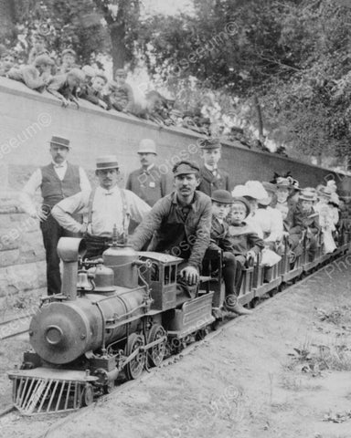 Railway In Central Park New York 1904 Vintage 8x10 Reprint Of Old Photo - Photoseeum