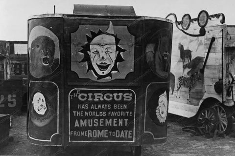 Montana Circus Wagon 1930s 4 x 6 Reprint Of Old Photo - Photoseeum