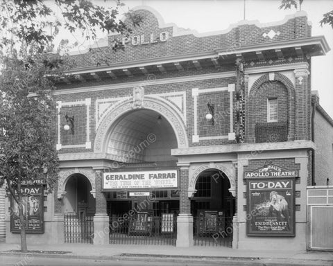 Crandalls Apollo Theatre 1928 Vintage 8x10 Reprint Of Old Photo - Photoseeum