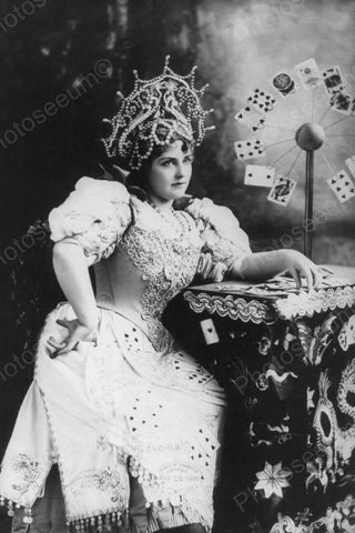 Lillian Russell Fortune Teller 1920s 4x6 Reprint Of Old Photo - Photoseeum