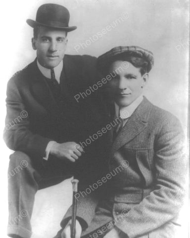 Gilmore Manager And Boxer Kelly Spike 1913 Vintage 8x10 Reprint Of Old Photo - Photoseeum