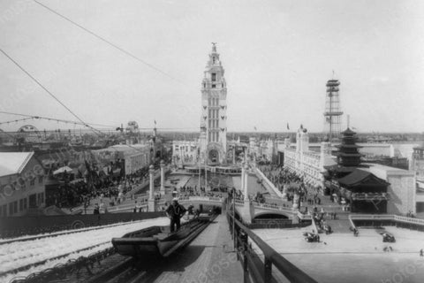 Coney Island Dreamland Chutes 1900s 4x6 Reprint Of Old Photo - Photoseeum