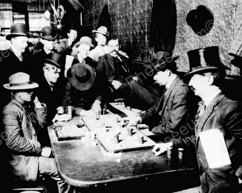 Men Gambling In Saloon 8x10 Reprint Of Old Photo - Photoseeum