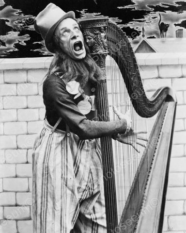 Wild Man Playing Harp 8x10 Reprint Of Old Photo - Photoseeum