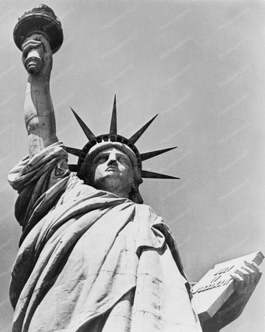 Statue Of Liberty Up Close 8x10 Reprint Of Old Photo - Photoseeum