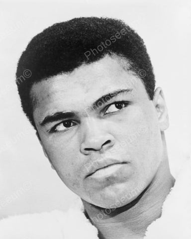 Muhammad Ali Youthful Portrait 8x10 Reprint Of Old Photo - Photoseeum