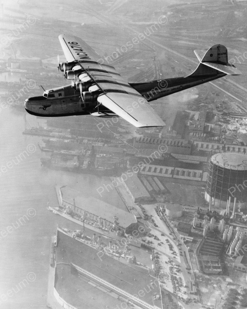 Pan American China Clipper 1936 Vintage 8x10 Reprint Of Old Photo ...