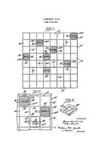 USA Patent Scrabble Board Game 1950's Drawings - Photoseeum