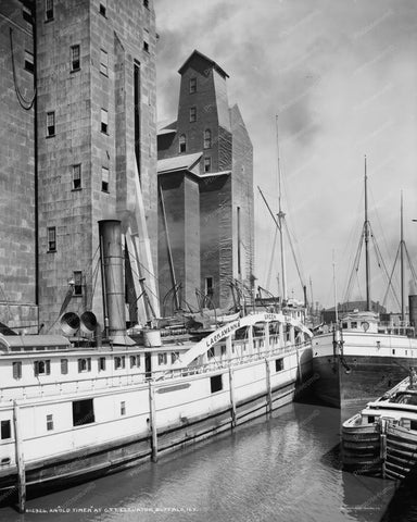 Elevator Buffalo NY Ship Pier 8x10 Reprint Of Old Photo - Photoseeum