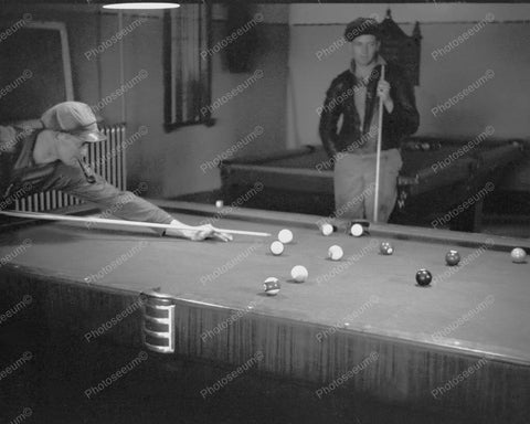 Billiard Parlor Iowa 1940s 8x10 Reprint Of Old Photo 1 - Photoseeum