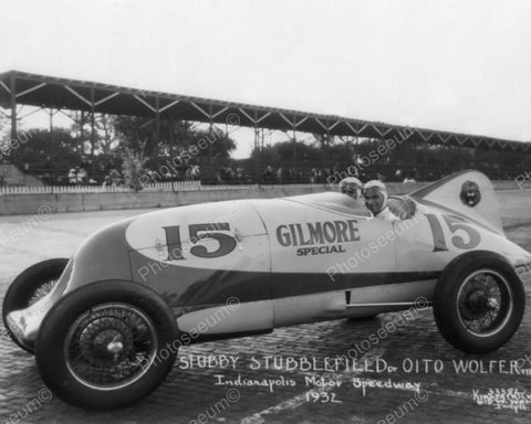 Gilmore Special Antique Race Car 1930s 8x10 Reprint Of Old Photo - Photoseeum