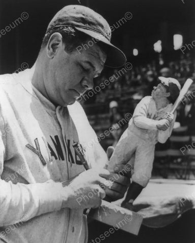 George Herman Ruth 1930 Vintage 8x10 Reprint Of Old Photo - Photoseeum