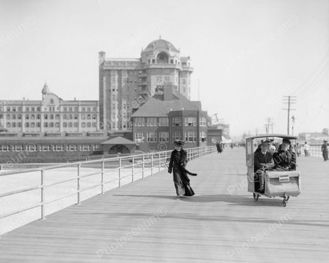 People Enjoying Atlantic City Boardwalk 1910 Vintage 8x10 Reprint Of Old  Photo - Photoseeum