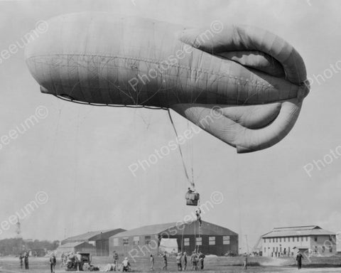 US Naval Air Balloon Virginia 1910s 8x10 Reprint Of Old Photo - Photoseeum